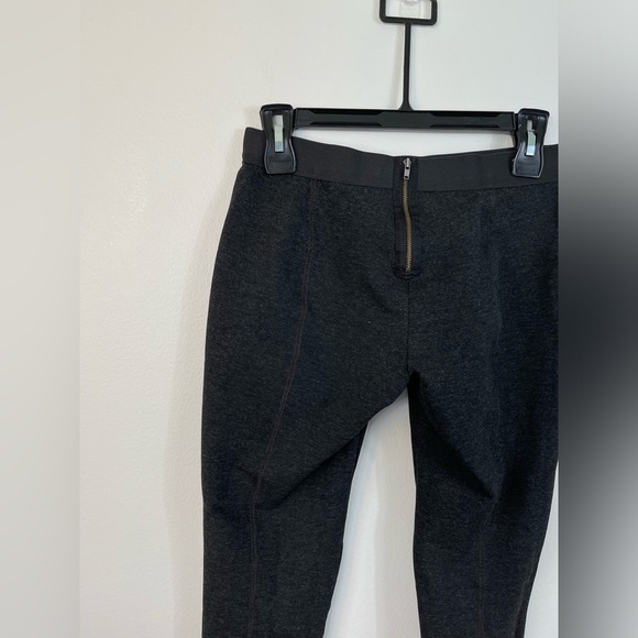 J. Crew Pixie Pant Ponte Knit Seam Stretch Tapered Legging Charcoal Gray 4R - Picture 11 of 16